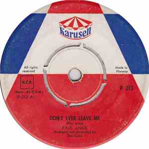 Paul Anka - Don't Ever Leave Me mp3 download