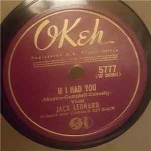 Jack Leonard - If I Had You / I Could Make You Care download mp3