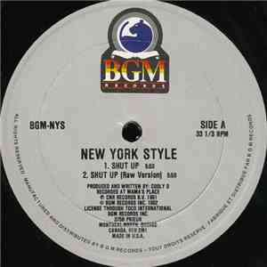 New York Style - Shut Up download mp3