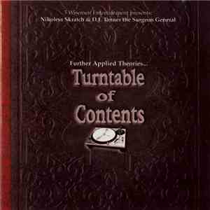 Nikoless Skratch & D.J. Tanner The Surgeon General - Further Applied Theories... Turntable Of Contents download mp3
