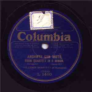 The Lener Quartett Of Budapest - Andante Con Moto / Molto Allegro mp3 download