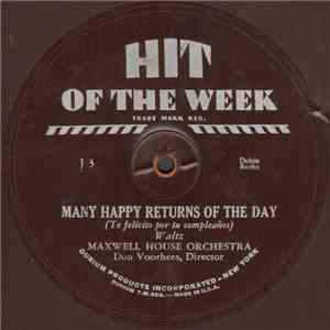 Maxwell House Orchestra - Many Happy Returns Of The Day download mp3