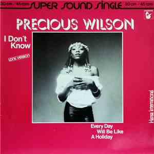 Precious Wilson - I Don't Know (Long Version) download mp3