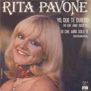 Rita Pavone - Yo,Que Te Quiero - Io Che Amo Solo Te (instrumental) download mp3