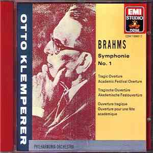 Brahms, Otto Klemperer - Brahms, Symphonie No. 1 Etc. download mp3