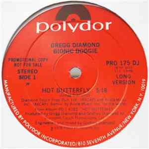 Gregg Diamond Bionic Boogie - Hot Butterfly download mp3