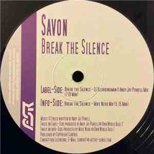 Savon - Break The Silence download mp3