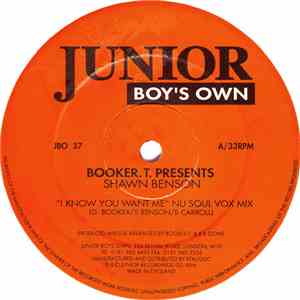 Booker. T. Presents Shawn Benson - I Know You Want Me download mp3