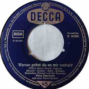 Hannelore Cremer - Warum Gehst Du An Mir Vorbei ? download mp3