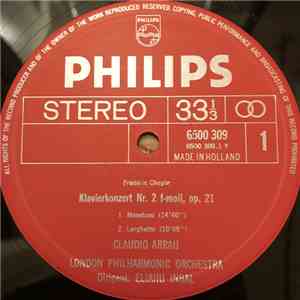 Chopin, Claudio Arrau, London Philharmonic Orchestra, Eliahu Inbal - Piano Concerto N°2 En F Minor, Op. 21 / "Krakowiak", Op. 14 download mp3