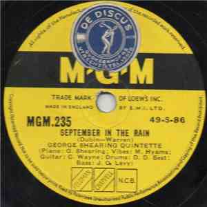 George Shearing Quintette - September In The Rain / Bop, Look And Listen download mp3