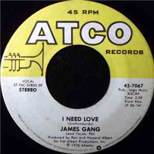James Gang - I Need Love download mp3