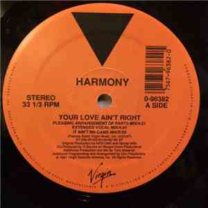 Harmony  - Your Love Ain't Right / Mother Africa download mp3