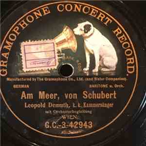 Leopold Demuth, K. K. Kammersänger - Am Meer / Liebesglück mp3 download