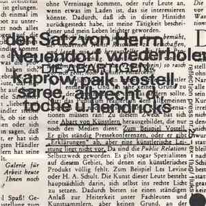 Die Abartigen - Kaprow, Paik, Vostell, Saree, Albrecht D., Toche u. Hendricks - Den Satz Von Herrn Neuendorf Wiederholen download mp3
