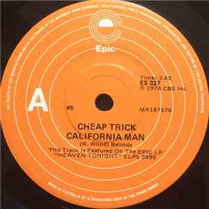 Cheap Trick - California Man download mp3