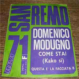 Domenico Modugno - Come Stai (Kako Si) / Questa È La Facciata B mp3 download