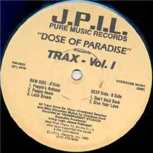 Dose Of Paradise - Trax - Vol.1 download mp3