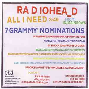 Radiohead - All I Need download mp3