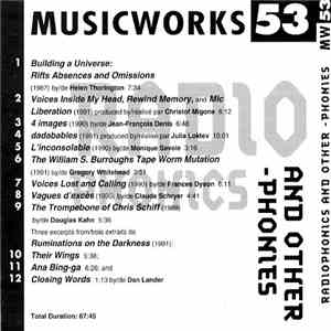 Various - Musicworks 53: Radiophonics And Other Phonies download mp3