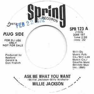 Millie Jackson - Ask Me What You Want / I Just Can't Stand It download mp3