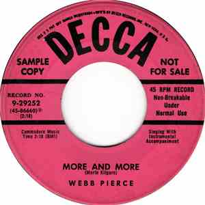 Webb Pierce - More And More download mp3