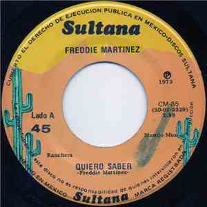 Freddie Martinez - Quiero Saber download mp3