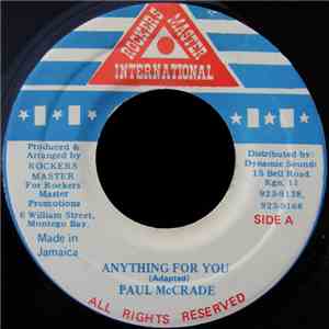 Paul McCrade - Anything For You download mp3
