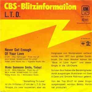 L.T.D. - Never Get Enough Of Your Love download mp3