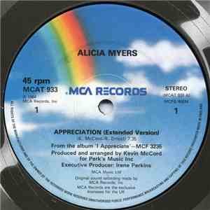 Alicia Myers - Appreciation download mp3