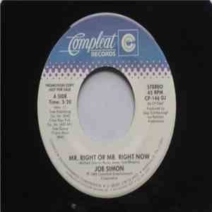 Joe Simon - Mr. Right Or Mr. Right Now download mp3