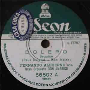 Fernando Albuerne Con Orquesta de Don Americo - Bolero / Paso A Paso download mp3