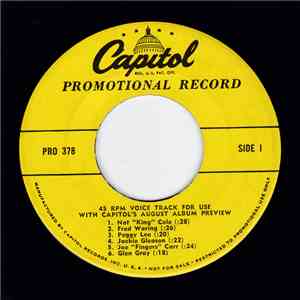 Various - 45 RPM Voice Track For Use With Capitol's August Album Preview download mp3