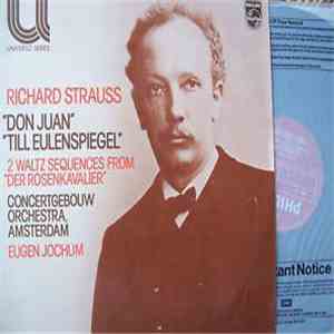 Richard Strauss - Concertgebouw Orchestra, Amsterdam, Eugen Jochum - "Don Juan" / "Till Eulenspiegel" download mp3
