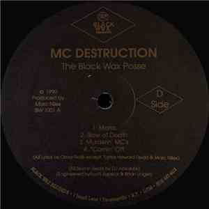 MC Destruction  / Corey Pee - The Black Wax Posse download mp3