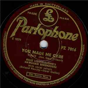 Felix Mendelssohn's Hawaiian Serenaders Vocals: Roland Peachy - Who's Taking You Home Tonight / You Made Me Care download mp3