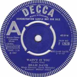 Billie Davis - Wasn't It You download mp3