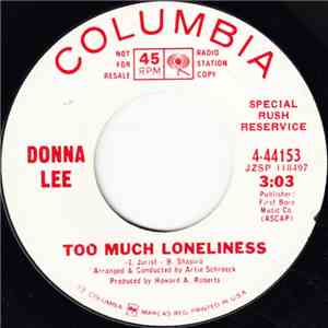 Donna Lee  - Too Much Loneliness download mp3