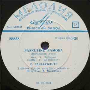E. Saulevičiūtė / V. Blažys - Paskutinė Pamoka / Mylimos Akys download mp3