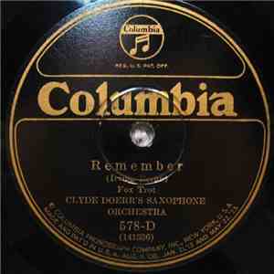 Clyde Doerr's Saxophone Orchestra - Remember / Just A Cottage Small download mp3