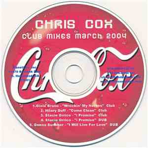 Chris Cox - Club Mixes March 2004 download mp3