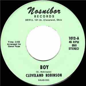 Cleveland Robinson - Boy / Somebody To Love download mp3