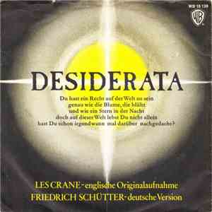 Les Crane / Friedrich Schütter - Desiderata download mp3