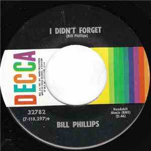 Bill Phillips  - I Didn't Forget / Big Rock Candy Mountain download mp3