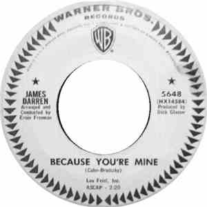 James Darren - Because You're Mine download mp3