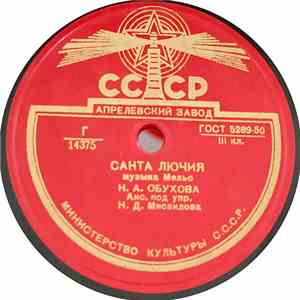 Н. А. Обухова - Санта-Лючия / Испанское Болеро mp3 download
