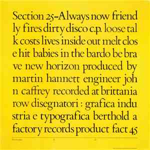 Section 25 - Always Now download mp3