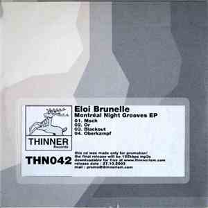 Eloi Brunelle - Montréal Night Grooves EP download mp3
