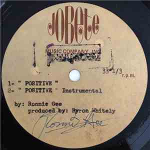 Ronnie Gee - Positive download mp3
