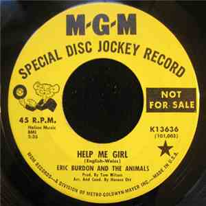 Eric Burdon And The Animals - Help Me Girl / That Ain't Where It's At download mp3